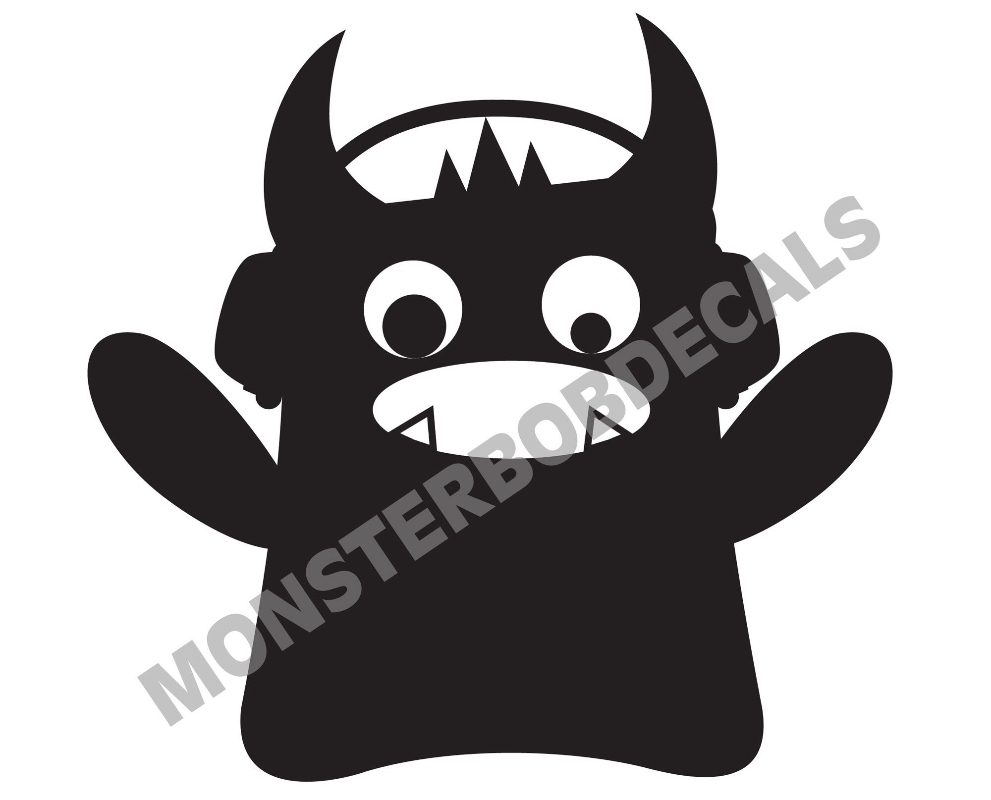 Monster BOB Vinyl Decal - Etsy