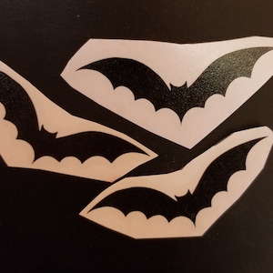 Bats vinyl decal spooky scary halloween bat