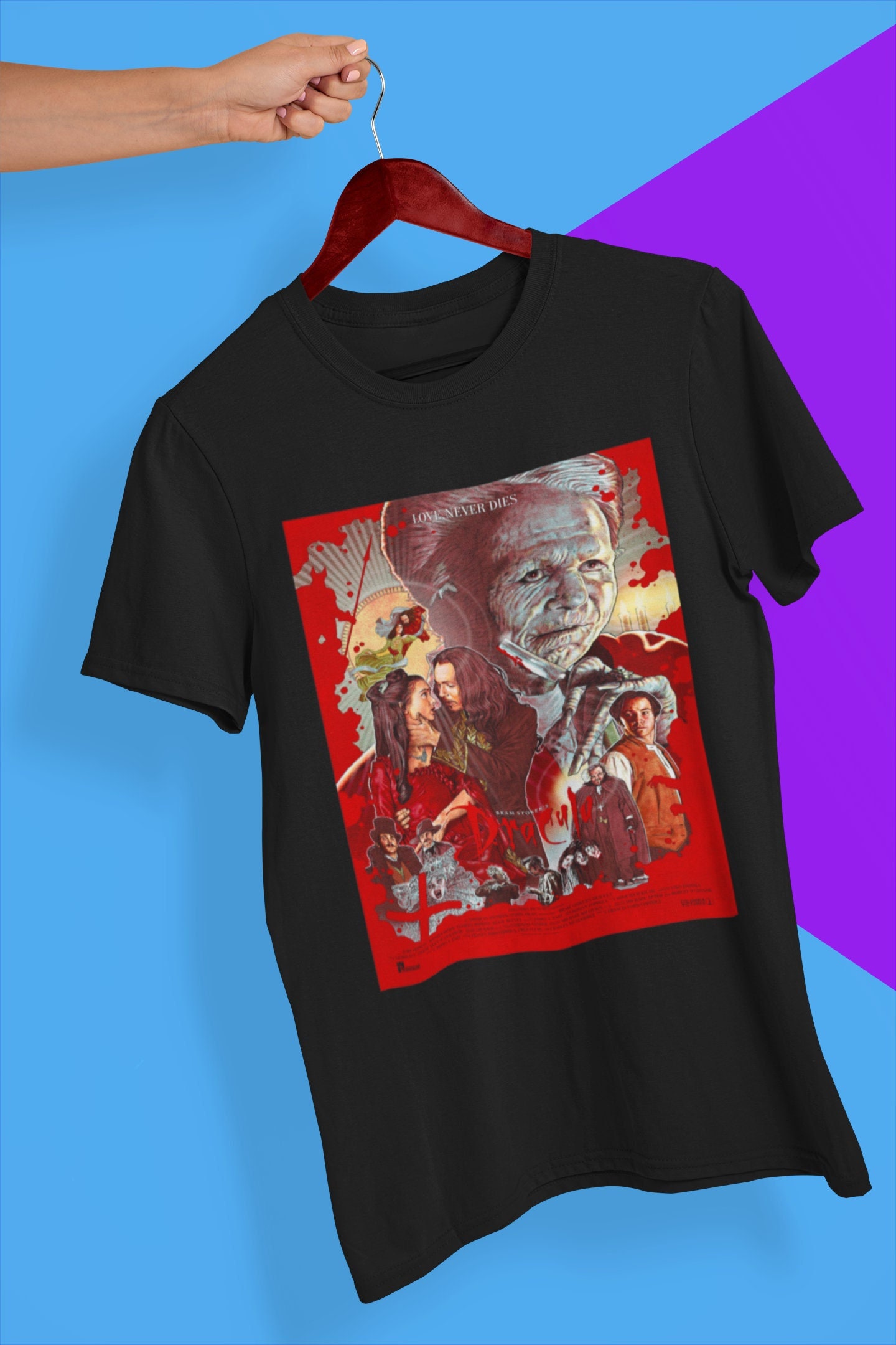 Discover Bram Stocker's Dracula Soft T-Shirt, Dracula Movie Poster T Shirt