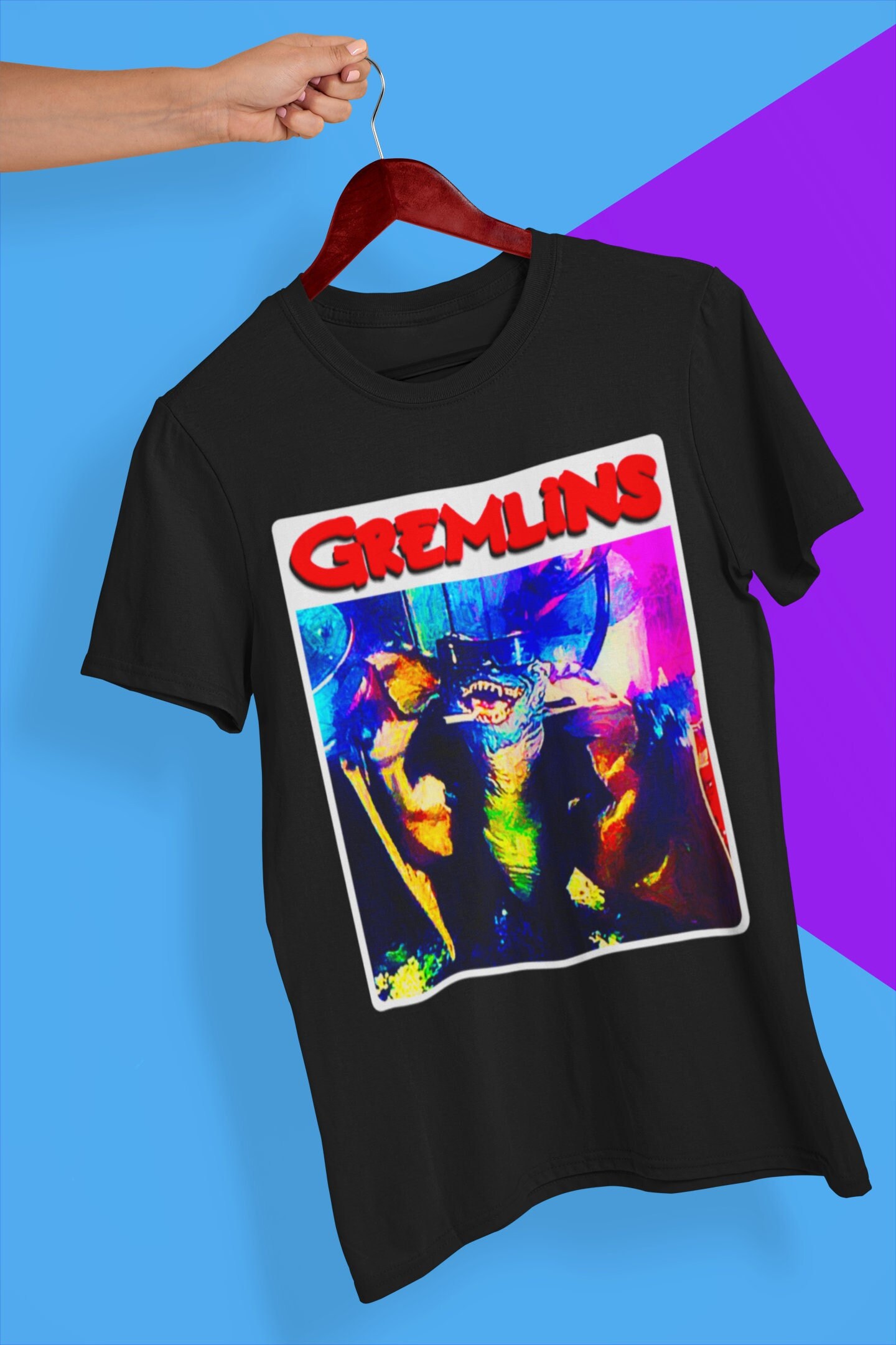 Gremlins Movie Poster Style Soft T Shirt Vintage Gremlins - Etsy Gremlins Movie Poster Style Soft T Shirt Vintage Gremlins - Etsy