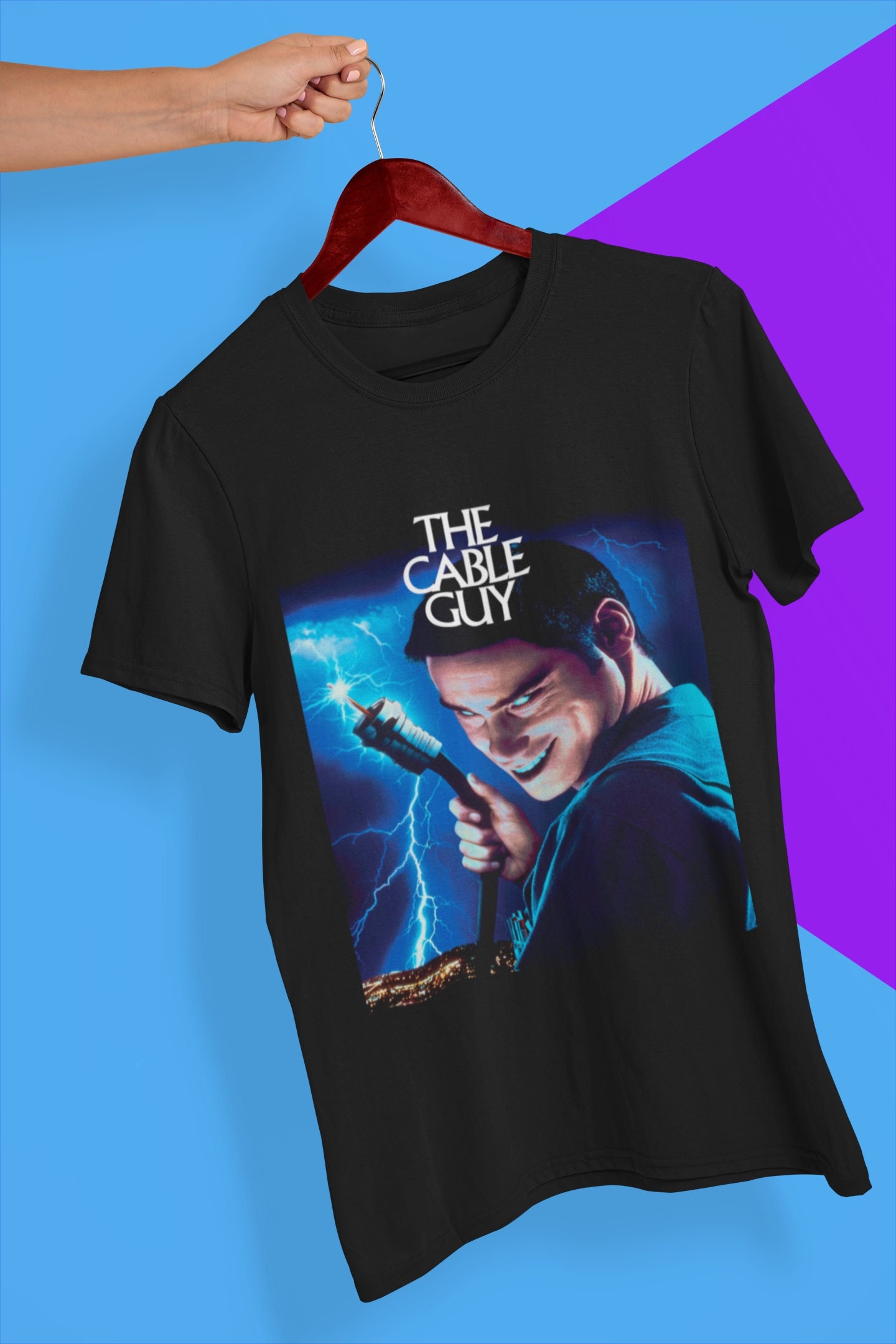 Discover The Cable Guy Soft T-Shirt, The Cable Guy Movie Poster T Shirt