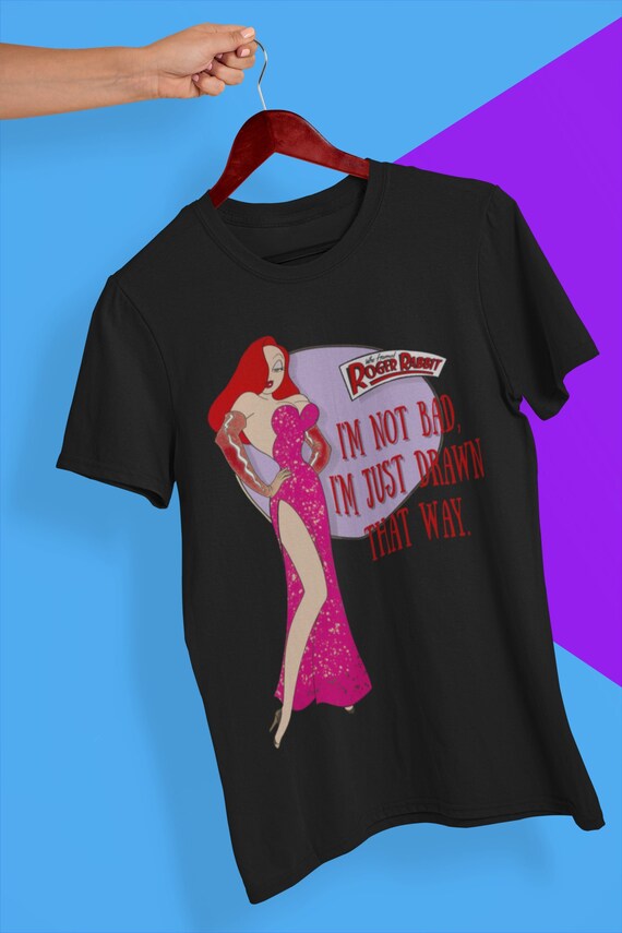 Vintage Jessica Rabbit i'm Not Bad Soft T Etsy