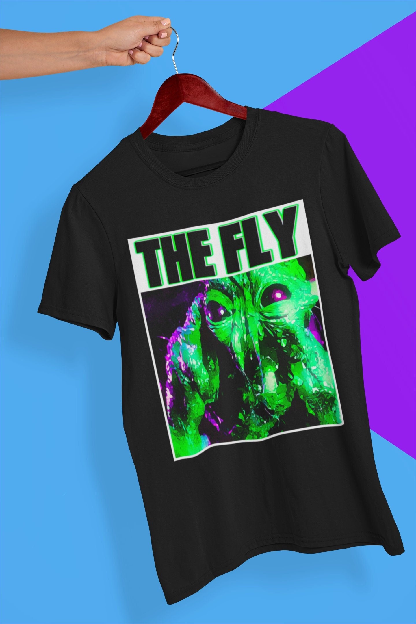 Discover The Fly Movie Poster Style Soft T Shirt, Vintage The Fly Movie Shirt