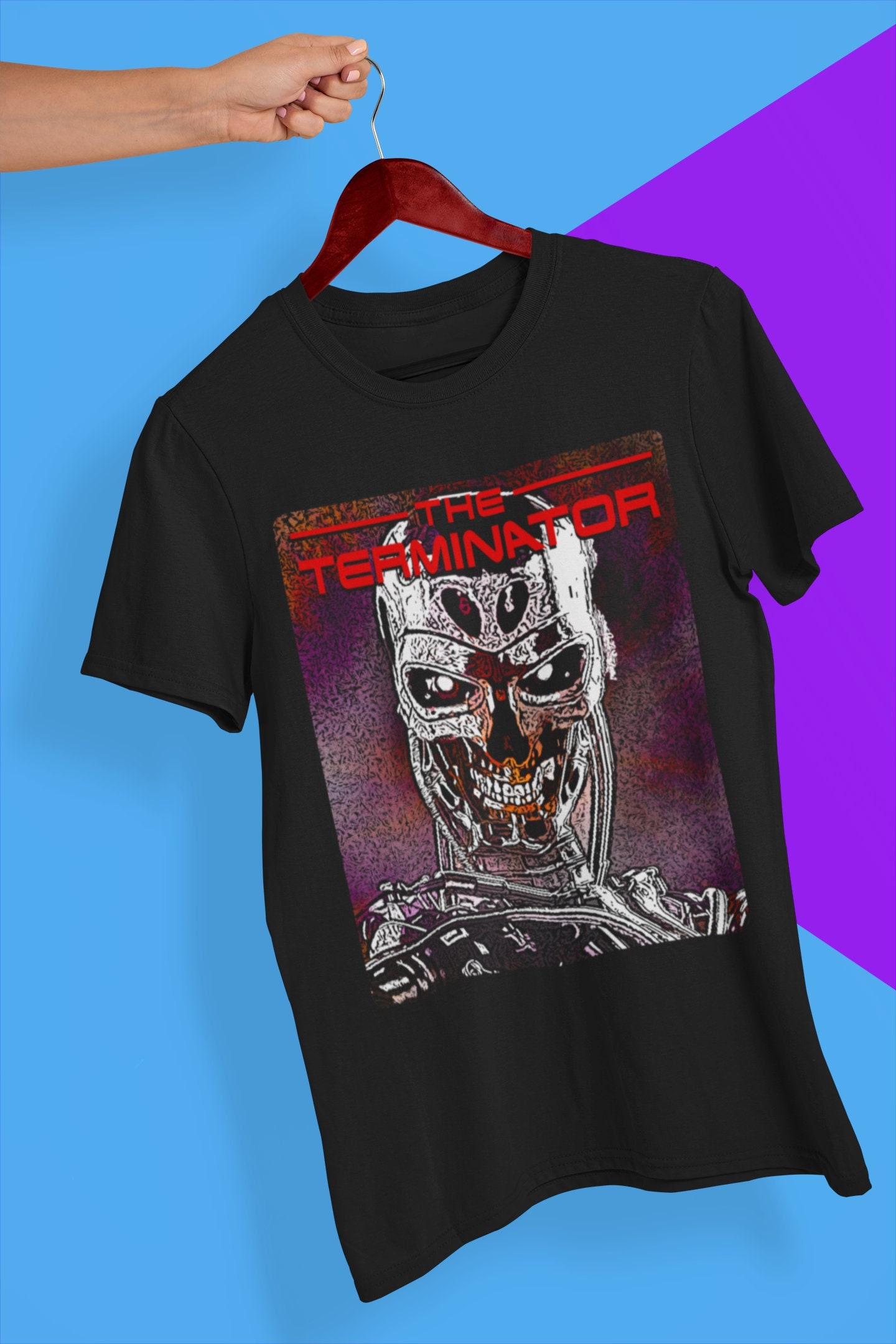 The Terminator Soft T-Shirt, Terminator Movie Poster Shirt