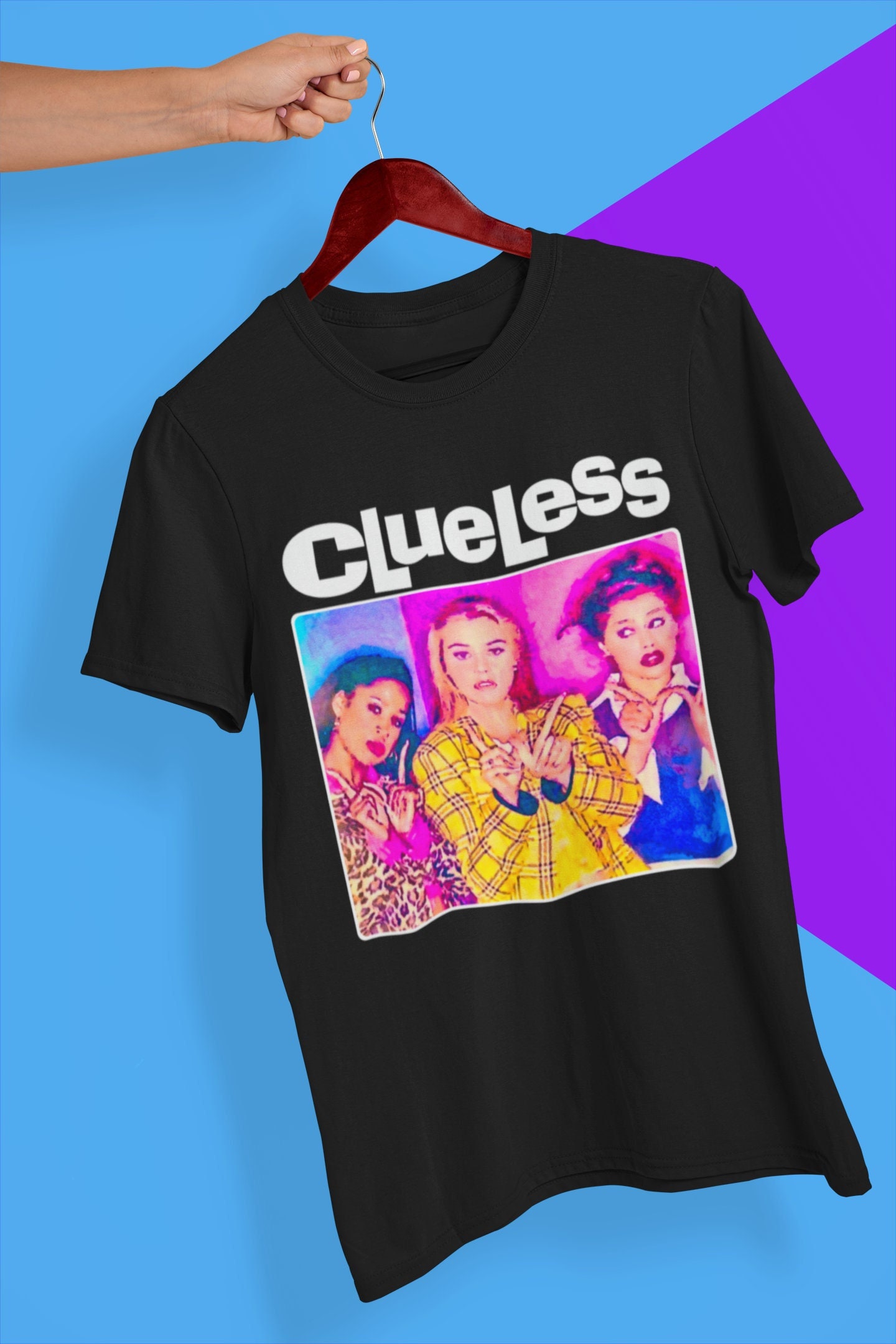 T-shirt Vintage Clueless Movie - Taille XL - Coton 100% - Occasion Très Bon état