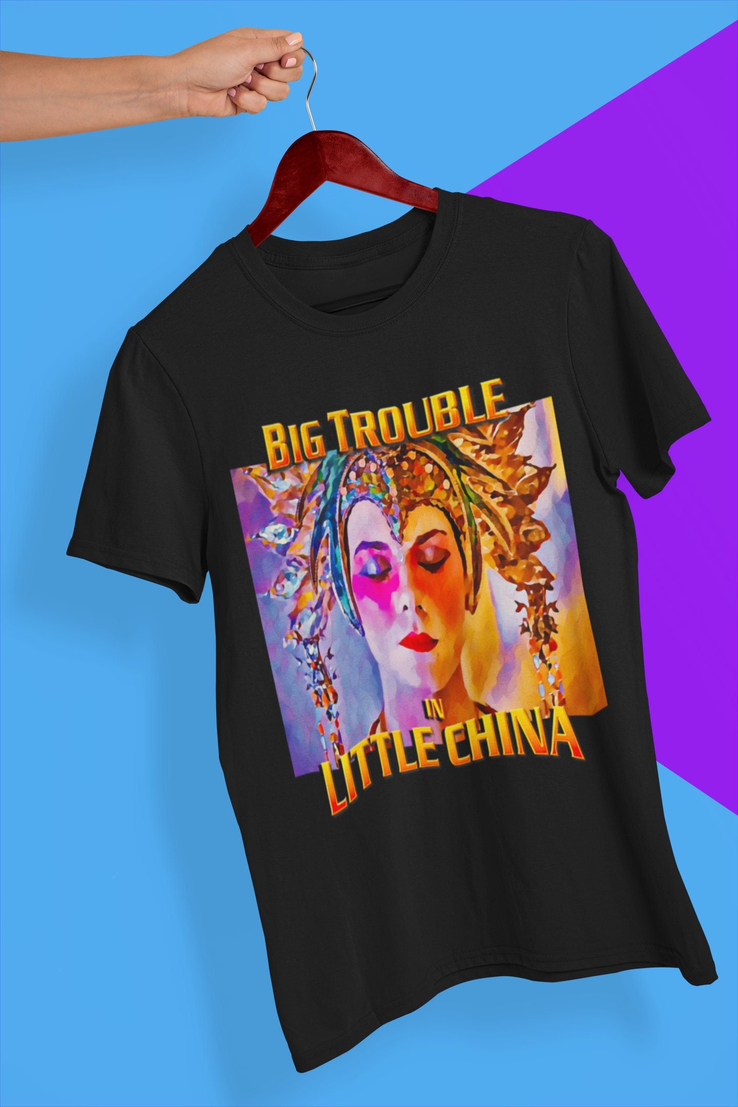 Big Trouble in Little China Soft T-Shirt, Big Trouble in Little China Movie Poster T Shirt