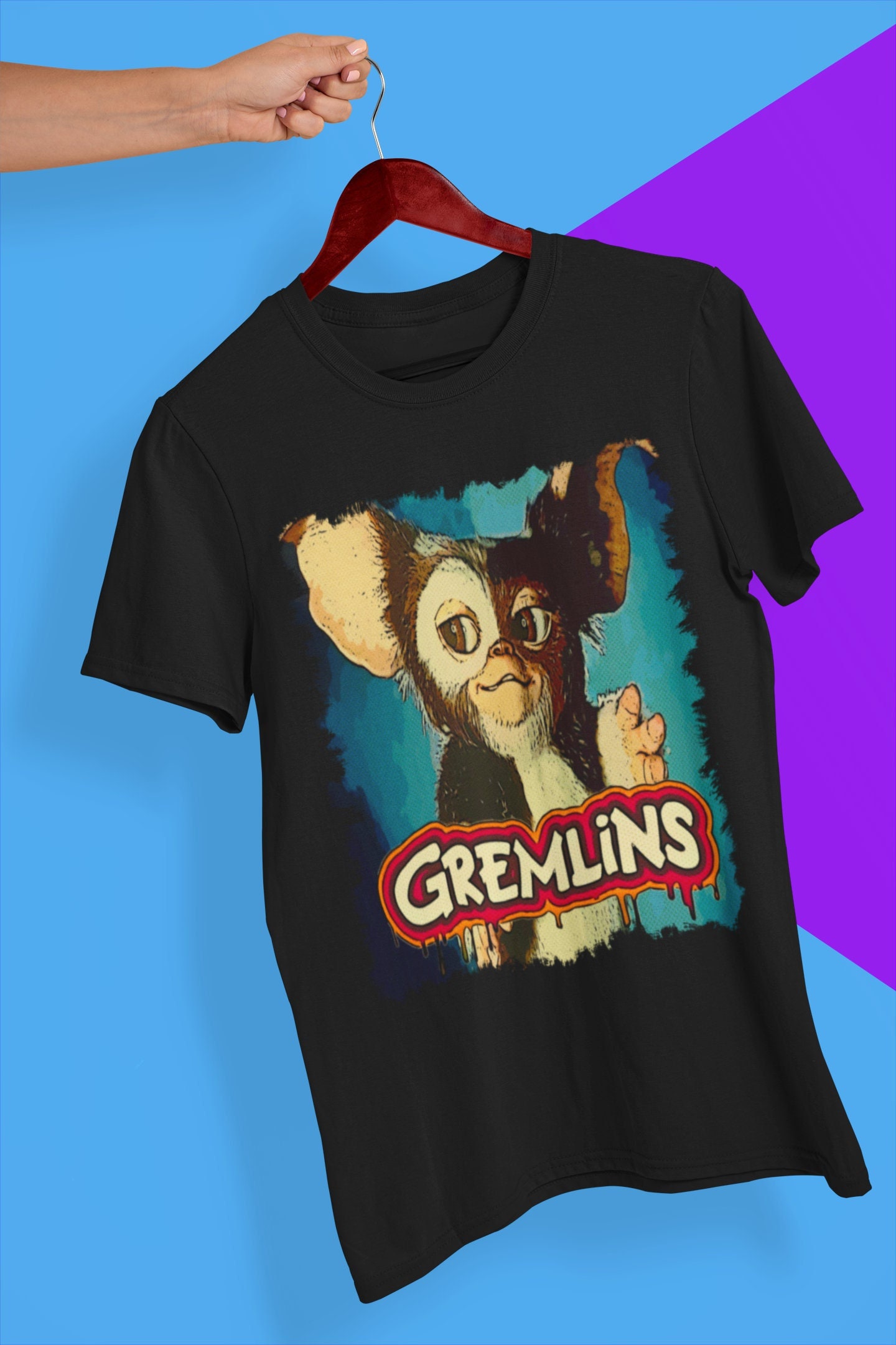 Gremlins Movie Poster Style Soft T Shirt