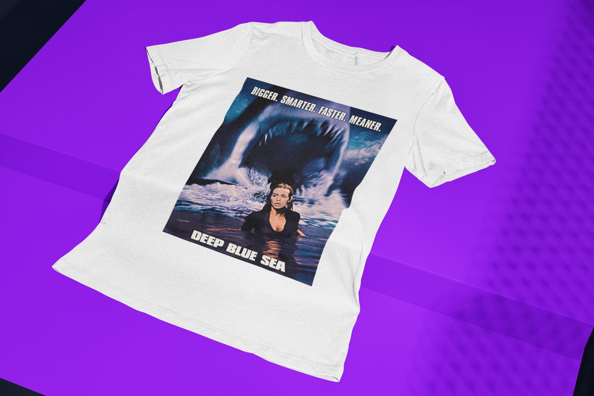 Deep Blue Sea T-Shirt, Deep Blue Sea Movie Poster Shirt, 90s Movie  Nostalgia Shirt sold by Gabriel Gutierrez | SKU 38405009 | 55% OFF  Printerval