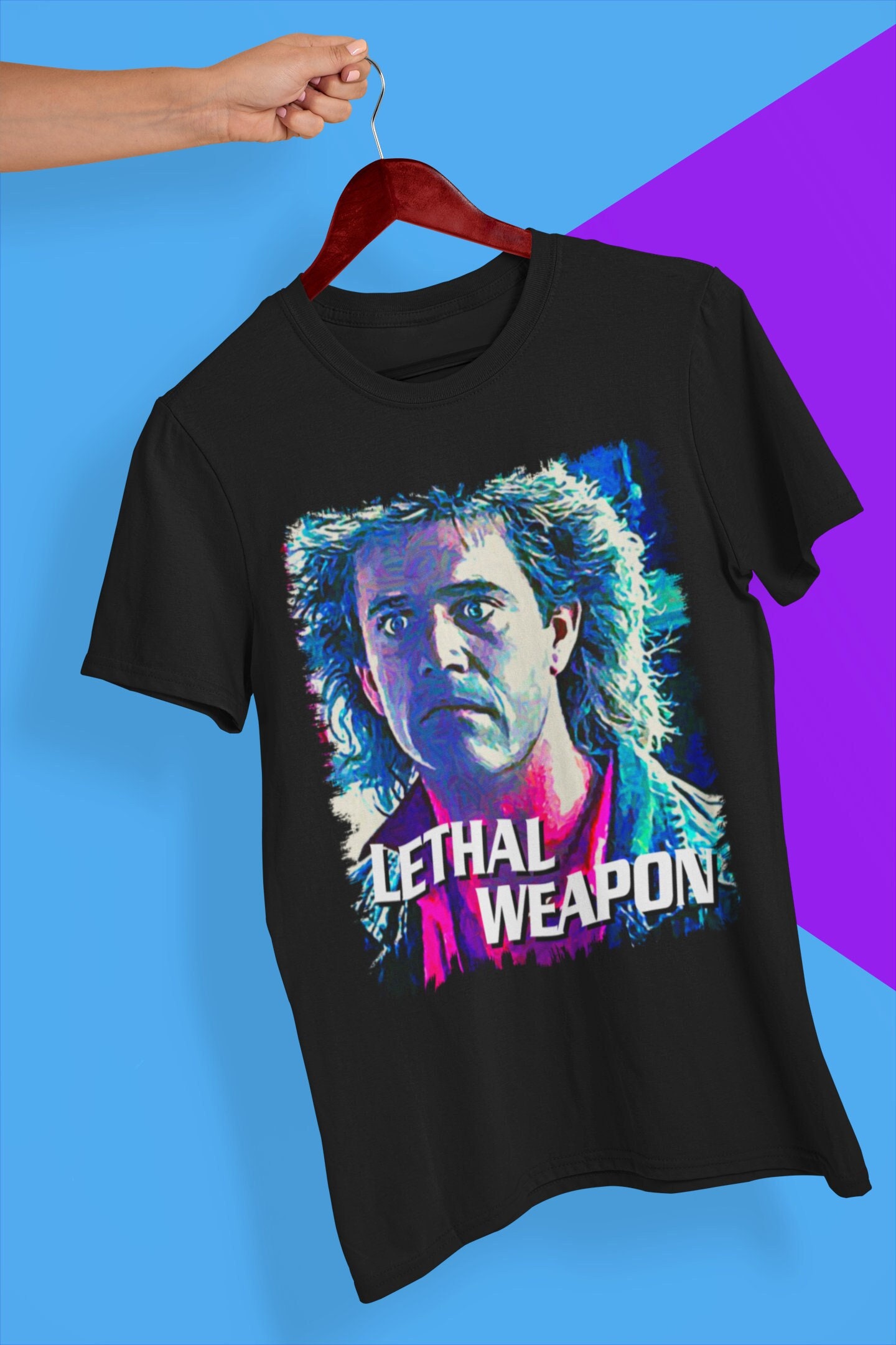 Lethal Weapon Movie Poster Style T Shirt, Lethal Weapon Soft T-Shirt