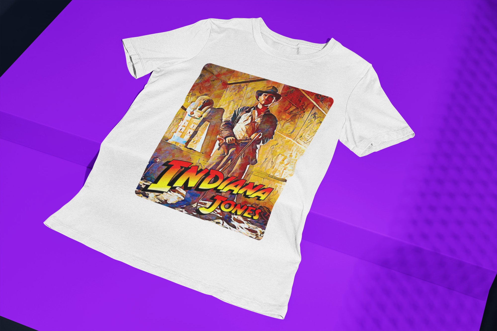 Discover Indiana Jones Movie Soft T-Shirt, Indiana Jones Raiders of the Lost Ark Poster T Shirt