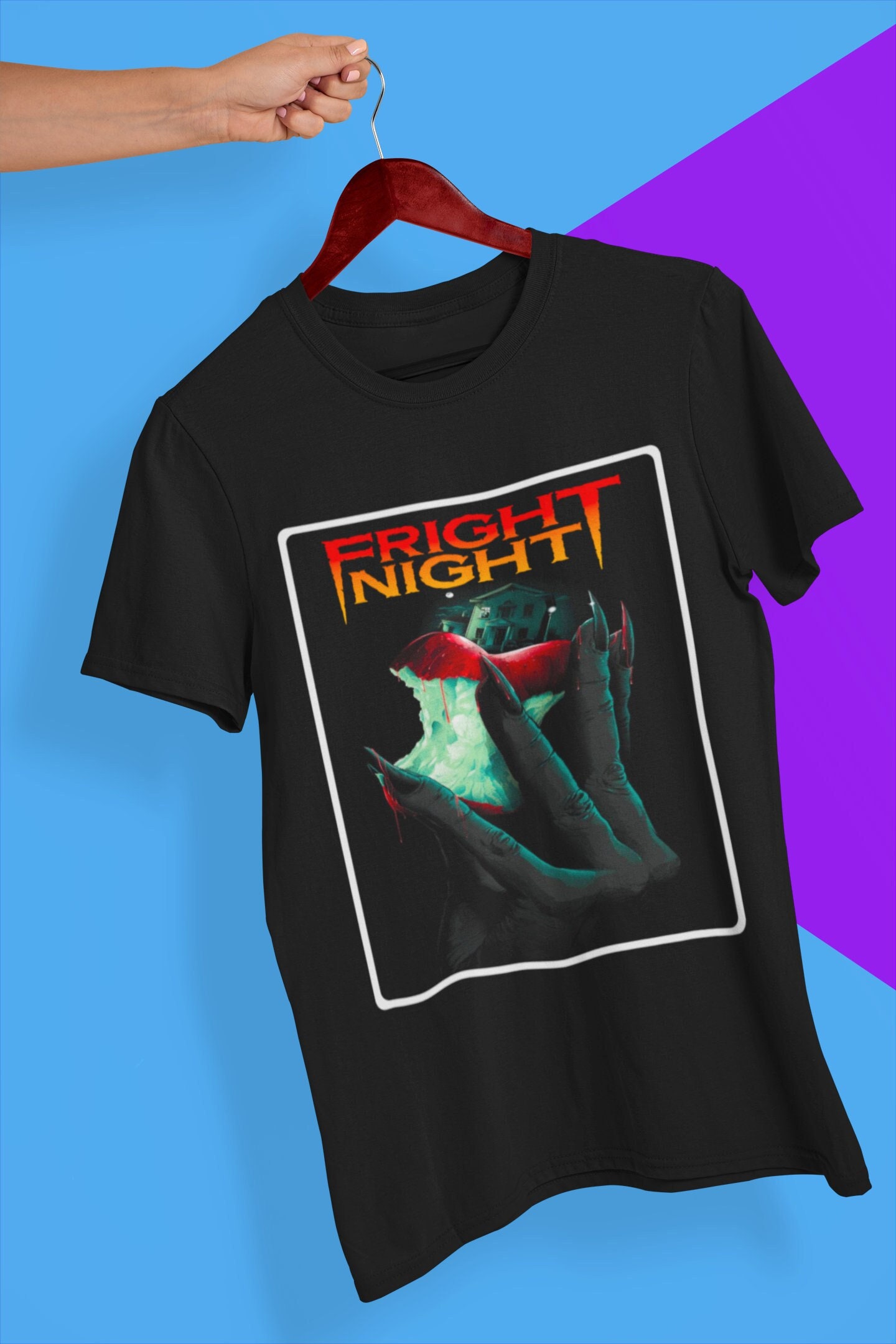 Discover Fright Night Movie Soft T-Shirt, Fright Night Poster T Shirt