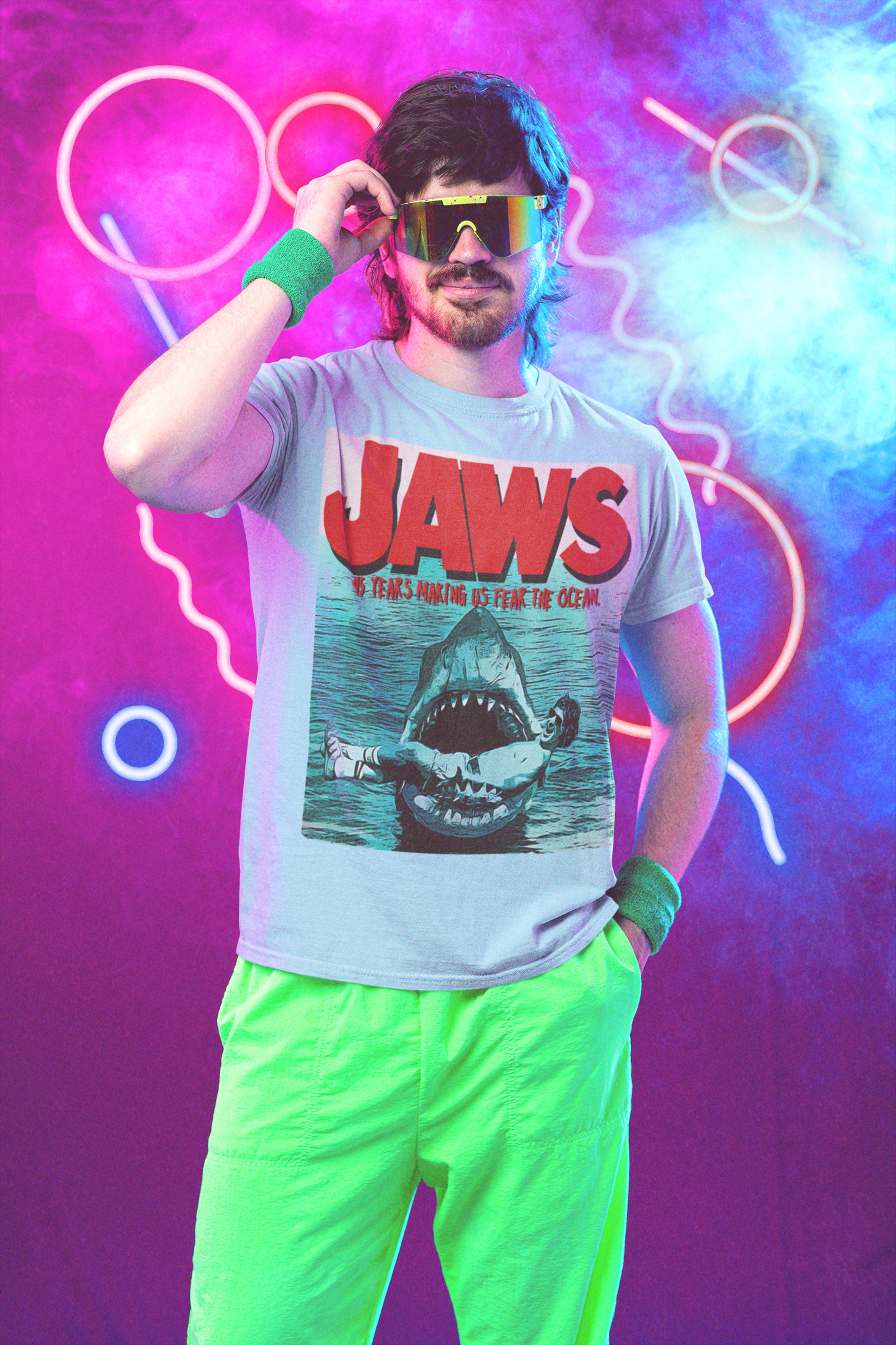 Discover Jaws Movie Soft T-Shirt, Jaws Poster T Shirt, Horror Movie Fan Shirt, 70's Movie Nostalgia