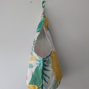 Peg bags Upcycled, Handmade and Conical shaped with clasp