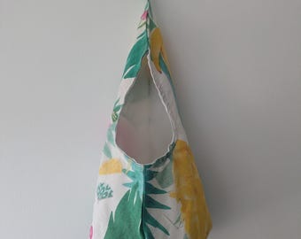 Peg bags Upcycled, Handmade and Conical shaped with clasp