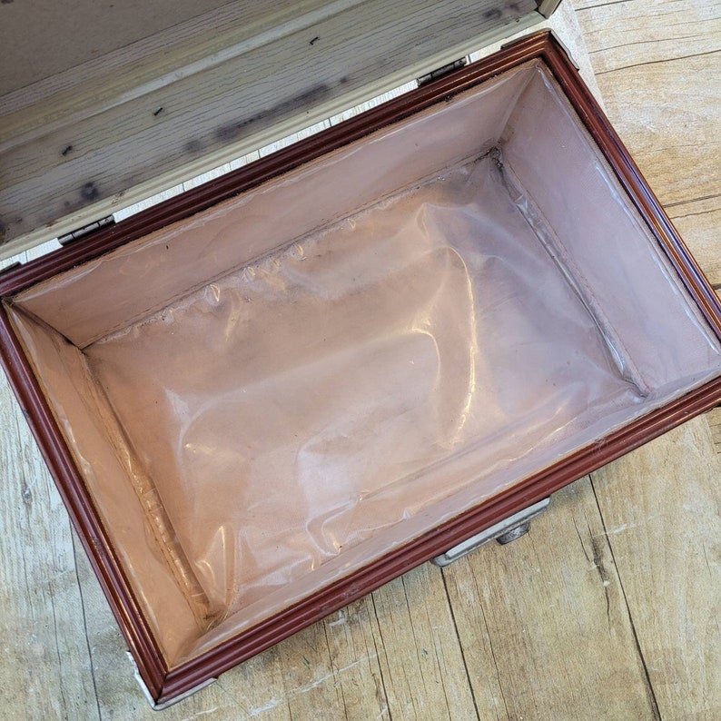 Vintage Brown Train Case Gadabout by Neevel Small Case Etsy