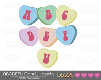 ABCDEFU png svg | Candy Hearts svg png | Sublimation Design png svg | Valentines Day | Funny Song Screen Print
