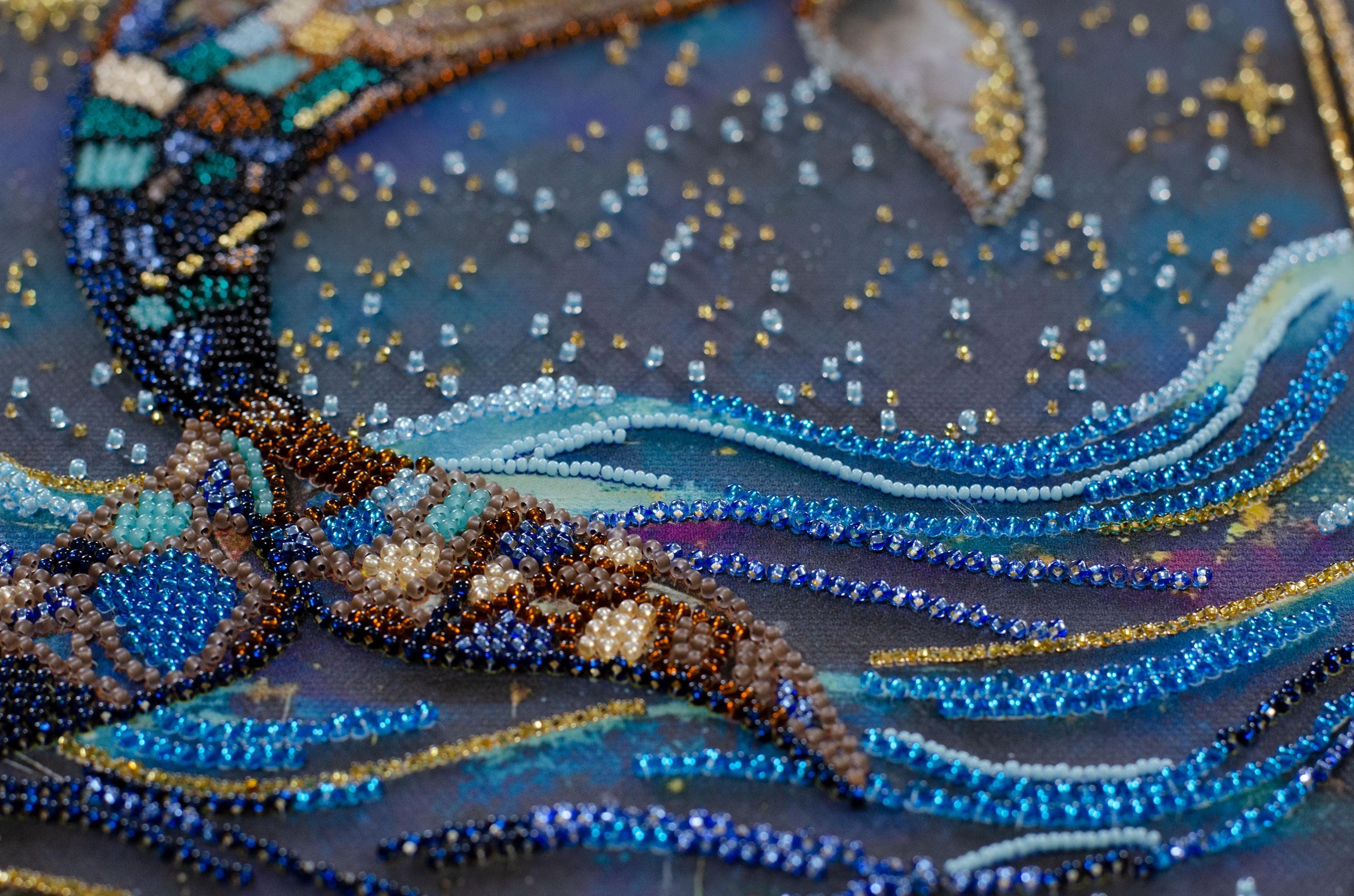 ビーズ刺繍キット Lord of the Depth Abris Art Craft with Preciosa