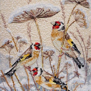 DIY Cross Stitch Kit A Quiet Blizzard Needlepoint Embroidery Set Craft Kit Counted Cross-Stitch Pattern Handmade Gift Stitching Supplies