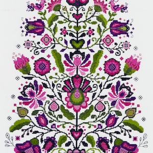 DIY Cross-stitch Embroidery Kit Tree of Life stitching needlepoint