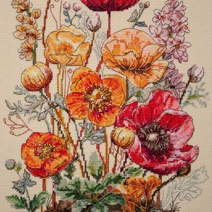 DIY Kreuzstich Kit Meadow&#39;s Whisper Nadelspitze Stickerei Kit Kreuzstich Muster Handgemachtes Geschenk