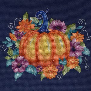 DIY Cross Stitch Kit Autumn Colors Needlepoint Embroidery Set Craft Kit Cross-Stitch Pattern Handmade Gift Stitching Supplies Set
