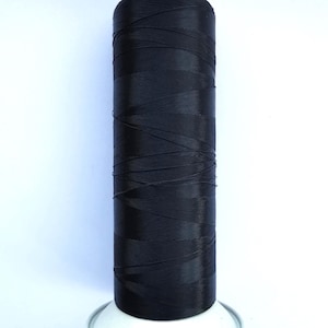 CORDEM Luts No.80 Nylon Perlenfaden Schwarz 1000 m Perlenstickerei, Perlenweberei