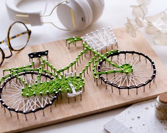 Kit creativo DIY String Art Bicycle Abris Art