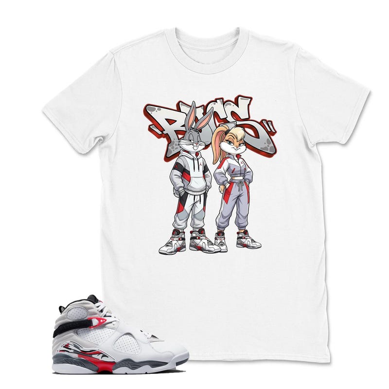 Jordans 8 Bunny Shirts - Etsy