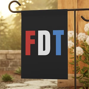 Subtle FDT Flag, Feminist Flag, Liberal Flag, Social Activist Flag, Democrat Garden Flag, Progressive Flag, Peace Sign Yard,Anti Maga