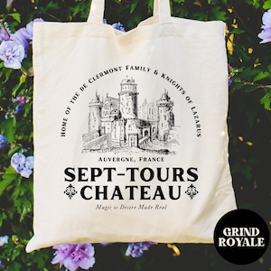 castle romance reader tote bag