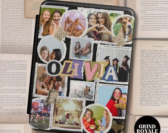 Individuelle Foto Collage personalisierte Kindle Hülle für Paperwhite 7 Inch (2024-2025), Geschenke für Leser, Bücherwurm Geschenk, Romanze Reader