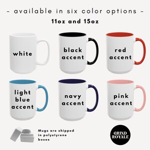 Cute Mental Health Mug, Funny Mental Health, Funny Mug, Sarcastic Funny Mug, Coffee Gift, Funny Gift, Retro Mug, Anxiety image 3