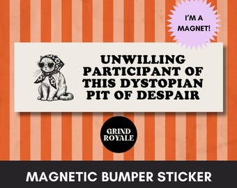 Funny Liberal Bumper Sticker, Feminist Sticker, Cool Bumper Sticker, Funny Bumper Sticker,Political Bumper Sticker,FDT Sticker
