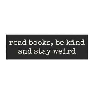 Bumpersticker lezer, grappige automagneet, bumpersticker, cadeaus voor geeks, boeksticker, lees verboden boeken, cadeaus voor lezers, Weirdcore afbeelding 2