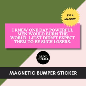 Feminist Political Bumper Sticker, Feminist Sticker, Cool Bumper Sticker, Funny Bumper Sticker,Political Bumper Sticker,Feminist Gifts