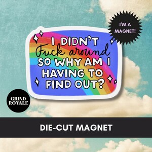 Anti Trump Die Cut Magnet, Anti MAGA Magnet, Anti Trump, Liberal Gift, Gift for Activists, Social Justice Car Magnet, Democrat Gift, FDT
