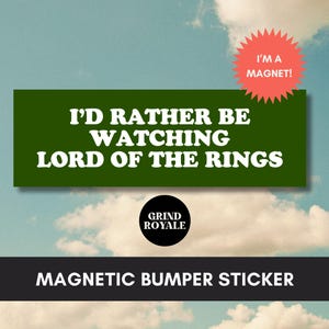Grappige geek bumpersticker, automagneet grappig, auto bumpersticker magneet, bumpersticker, cadeaus voor geeks, filmliefhebber, grappige bumpersticker