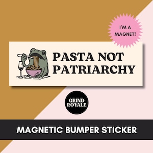 Funny Feminist Bumper Car Magnet, Car Sticker Funny, Car Bumper Sticker, Bumper Sticker, Unhinged Stickers, Feminist Gift, Political Sticker