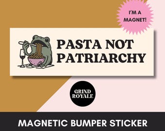 Funny Feminist Bumper Car Magnet, Car Sticker Funny, Car Bumper Sticker, Bumper Sticker, Unhinged Stickers, Feminist Gift, Political Sticker