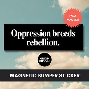 Anti Fascism Social Justice Leftist Car Magnet Bumper Sticker,Progressive Liberal,Political Bumper Sticker,Anti Trump Sticker, Anti MAGA