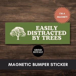 Imán para parachoques de dendrófilo amante de los árboles, pegatina de dendrófilo, regalo de dendrófilo, pegatina genial para parachoques, pegatina divertida para parachoques