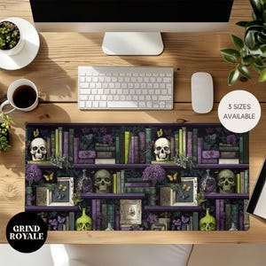 Pastel Whimsigoth Large Desk Mat, Purple Desk Mat, Gamer Desk Mat, Gaming Desk Mat, Large Desk Mat, Desk Accessories, Goth Desk Mat