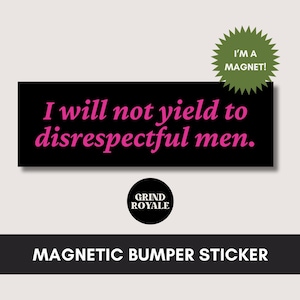 AOC Quote Social Activism Feminist Bumper Sticker Magnet, Bumper Sticker, Unhinged Stickers, Feminist Gift, Political Sticker, Womens Rights