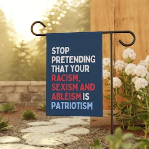 Inclusion Kindness Garden Flag, Social Activist Flag, Democrat Garden Flag, Liberal Garden Flag, Anti Trump Yard Sign, Progressive Flag