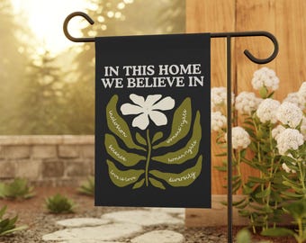 Kindness Garden Flag, Social Activist Flag, Democrat Garden Flag, Spring Garden Flag, Anti Trump, Anti MAGA Progressive Flag,Peace Sign Yard