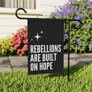 Resist Garden Flag, Nerdy Garden Flag, Liberal Flag, Social Activist Flag, Democrat Garden Flag, Progressive Flag, Anti MAGA Yard Sign image 2
