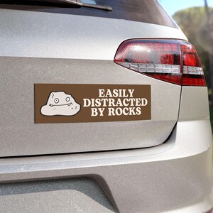 Rock Lover Geologist Bumper Sticker Magnet, Geology Sticker, Rock Lover Gift, Cool Bumper Sticker, Funny Bumper Sticker, Science Sticker image 4