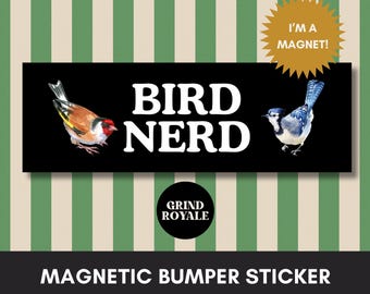Vogelliefhebber Birdwatcher Bumpersticker Magneet, Birdwatcher Sticker, Birdwatcher Cadeau, Coole bumpersticker, grappige bumpersticker