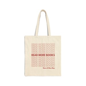 Read More Books Tote Bag, Bookish Tote Bag, Book Lover Tote Bag, Bookworm, Gifts for Readers, Romantasy, Book Addict, Bibliophile Tote Bag image 2
