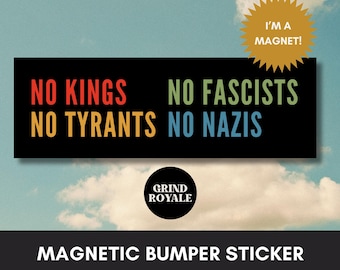 Anti Fascism Progressive Liberal Bumper Sticker, Anti MAGA Sticker, Leftist Bumper Sticker,Political Bumper Sticker, Democrat Sticker